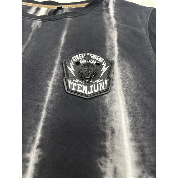 TenJun Street Fighters Tie Dye Muscle Tank Men's 2XL Rare Punk Grunge Festival - Picture 10 of 11